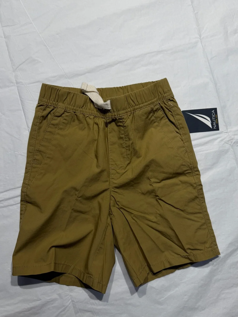 Nautica Olive Green Drawstring Men's Shorts